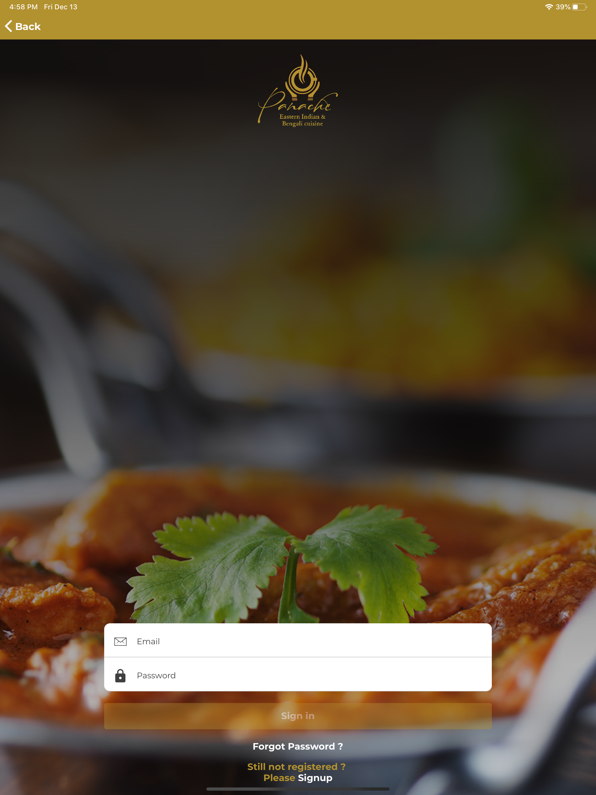 Panache Restaurant screenshot 8