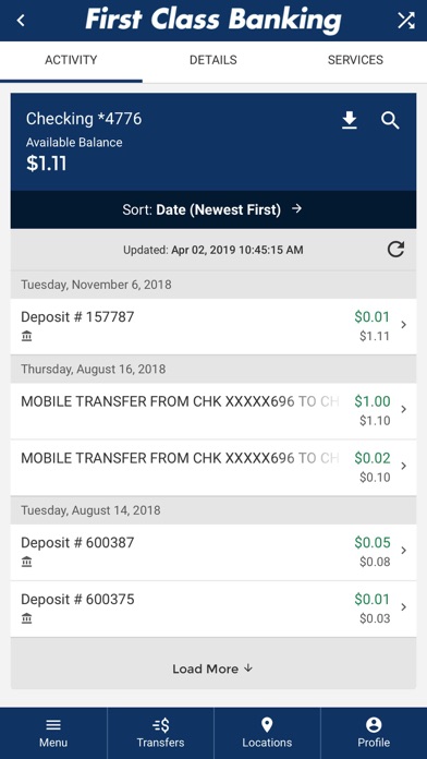 First State Bank Stratford Screenshot