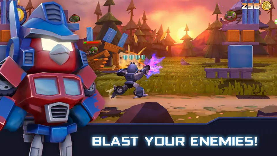 Angry Birds Transformers iPhone Ekran Görüntüsü 1