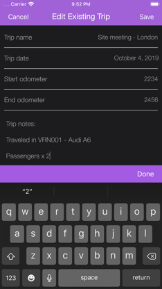 Mileage: Business Trip Tracker screenshot 5