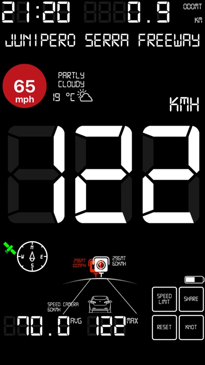 Speedmeter mph digital display screenshot-9