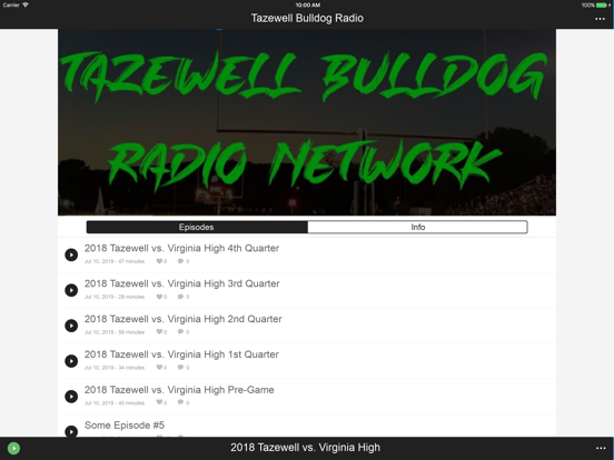 Screenshot #5 pour Tazewell Bulldog Radio Network