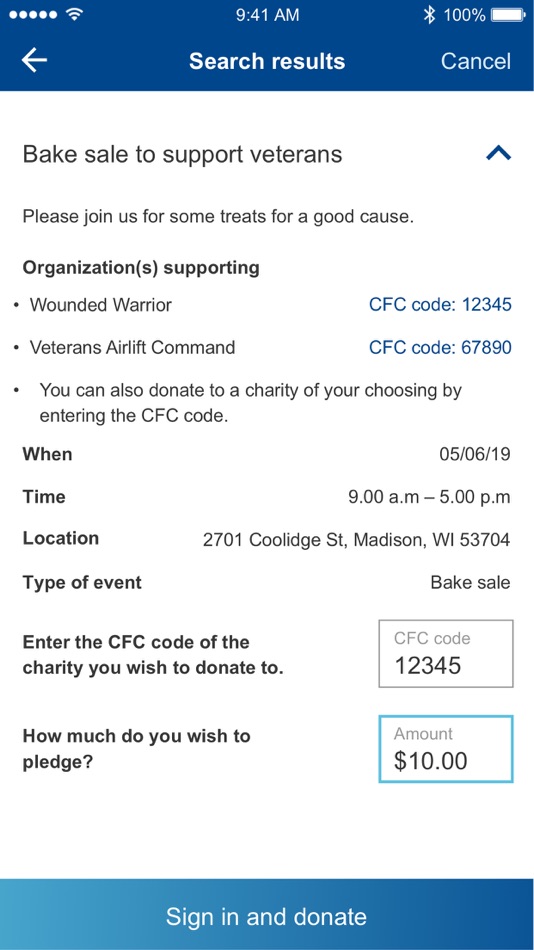 #1. CFC Giving (iOS) 由: TASC Mobile