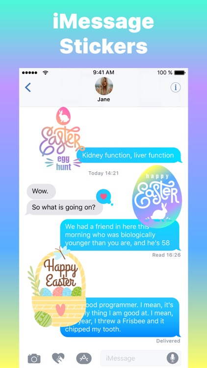 Happy Egg Hunt Easter Stickers