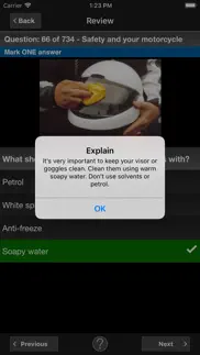 motorcycle theory test kit iphone screenshot 2