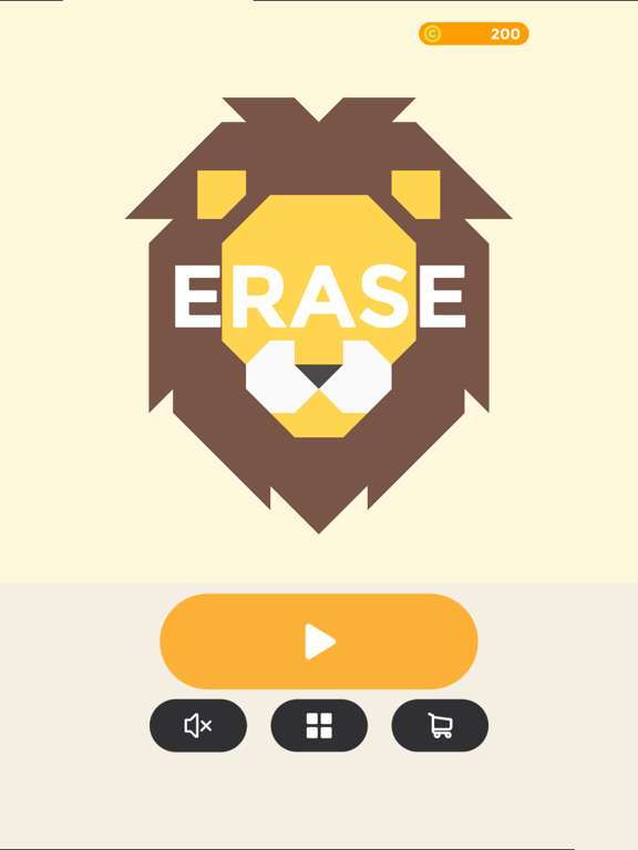 ERASE - coloring puzzle game на iPad