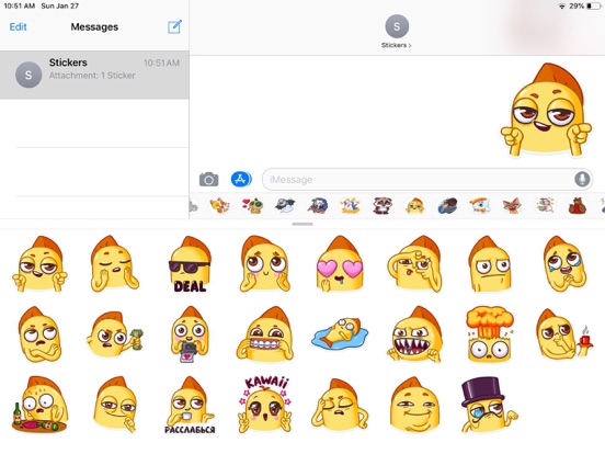 Screenshot #4 pour Snappy Emoji Funny Stickers