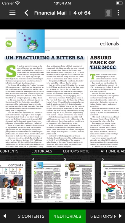 Financial Mail Magazine