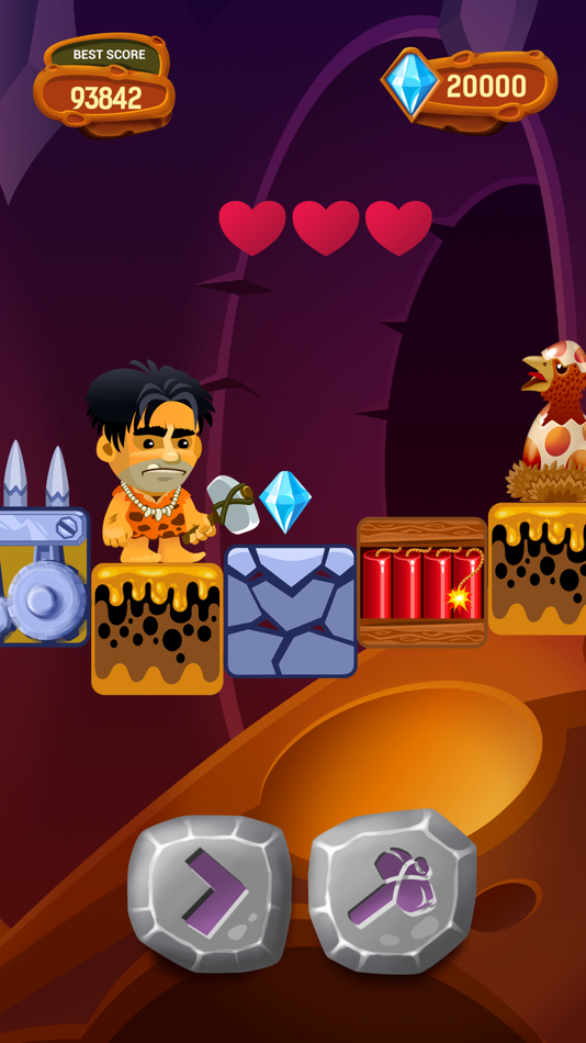 #3. The Cave: Platform Jump Game (iOS) 由: URMOBI LTD