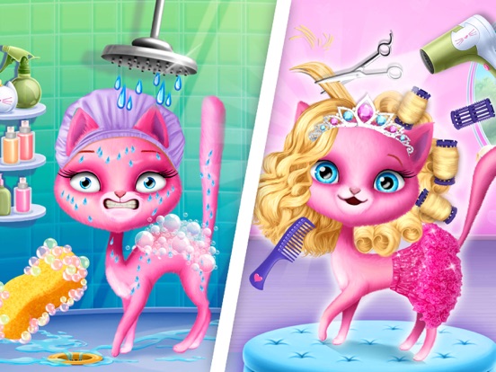 Скачать игру Cat Hair Salon Birthday Party