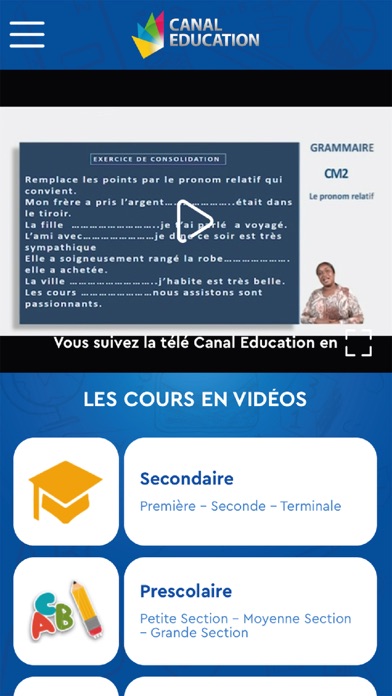 Screenshot #1 pour Canal Education