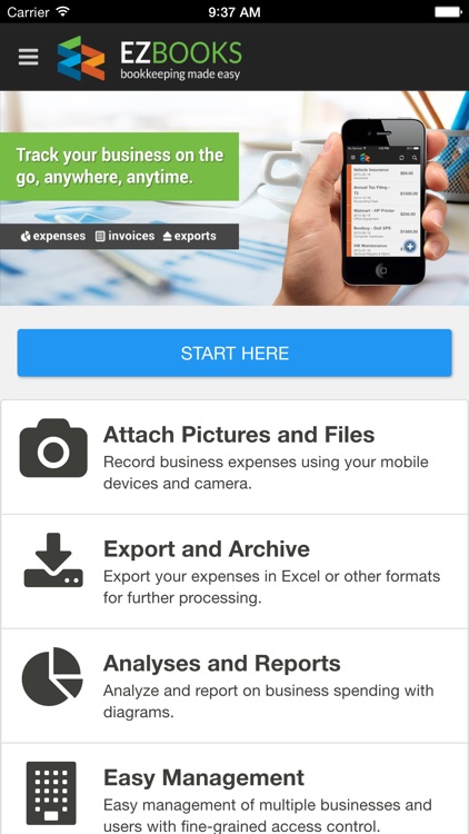 EZBooks - Mobile Bookkeeping