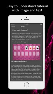 solitaire hard spider game iphone screenshot 4