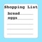 This Shopping-List App allows you to easily add new items to your list and every item you can either tick off or delete individually