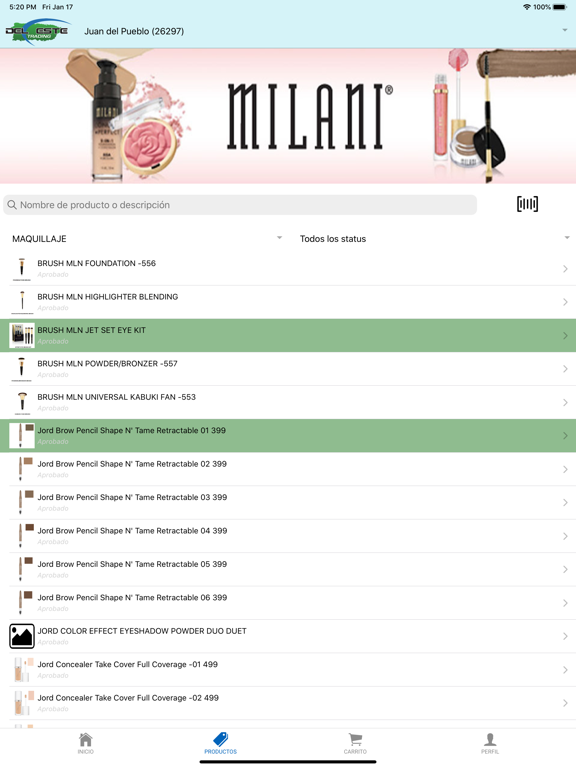 Del Este Trading iPad screenshot 3 - Business app