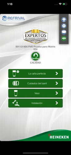 Captura 3 MATRIX app para pds iphone