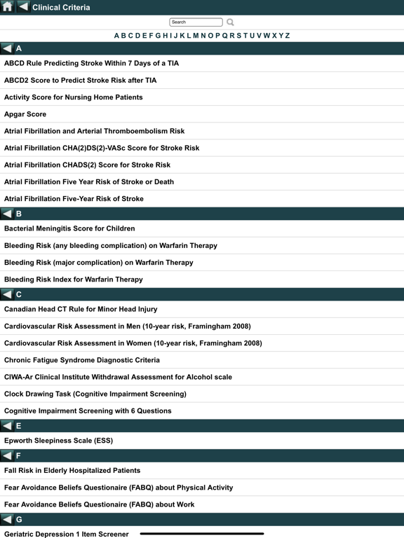 Screenshot #5 for EBMcalc Neurology