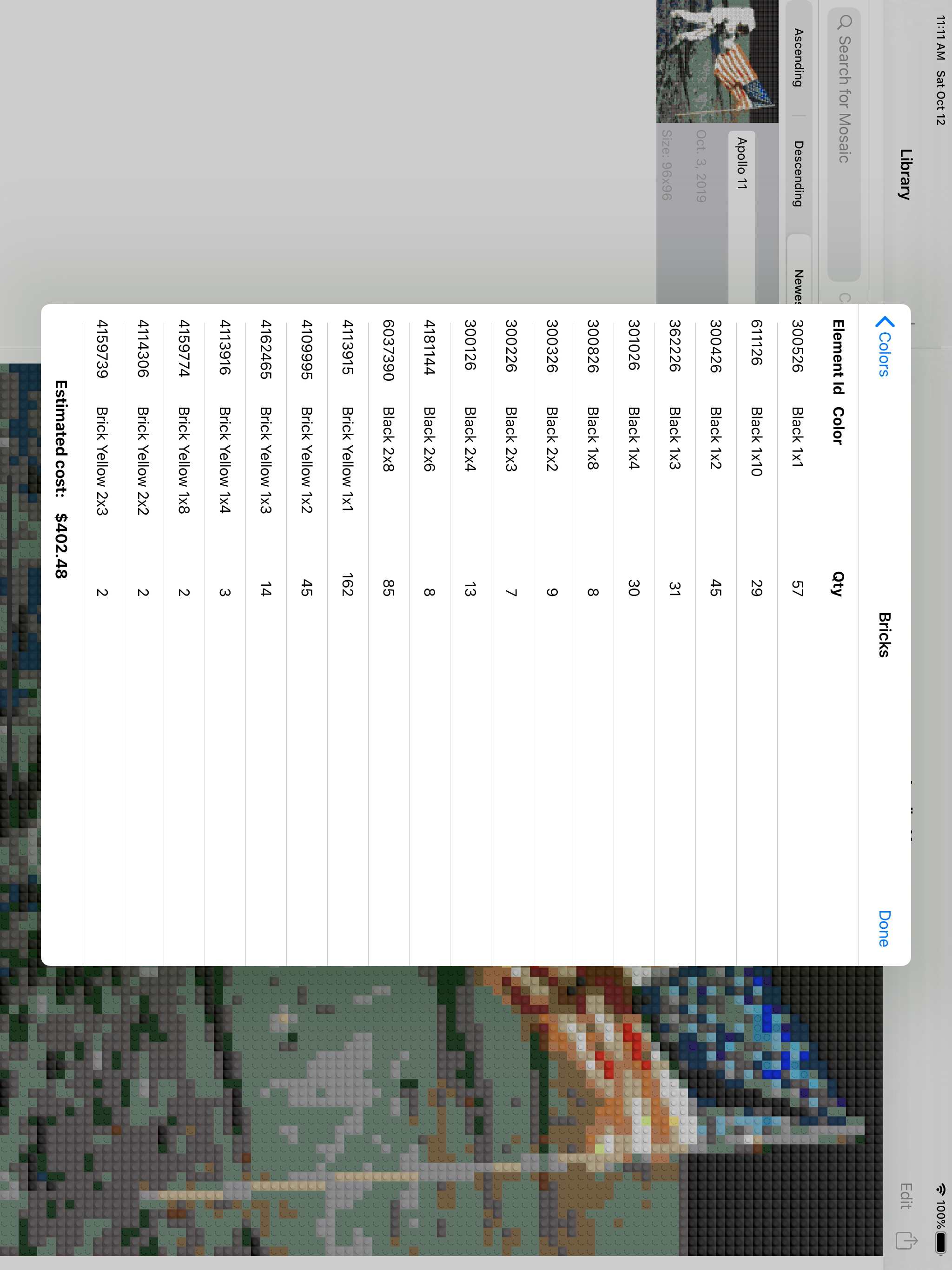 Mosaic Designer for LEGO