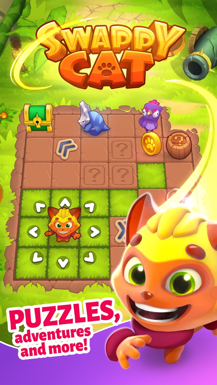 Swappy Cat - Free Hack screenshot 1 - iOS game interface