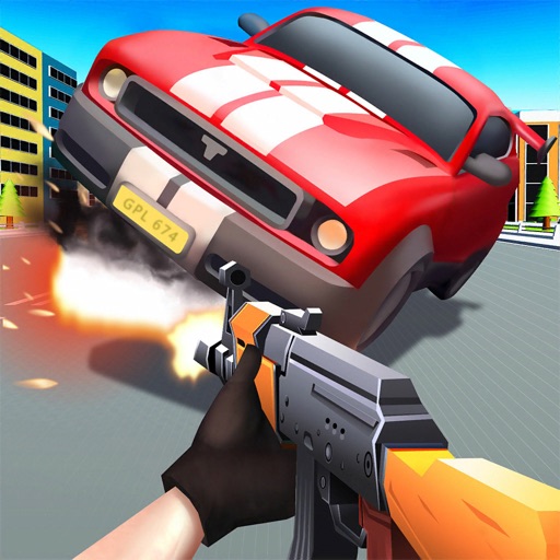 Shooting Escape Road-Gun Games Icon