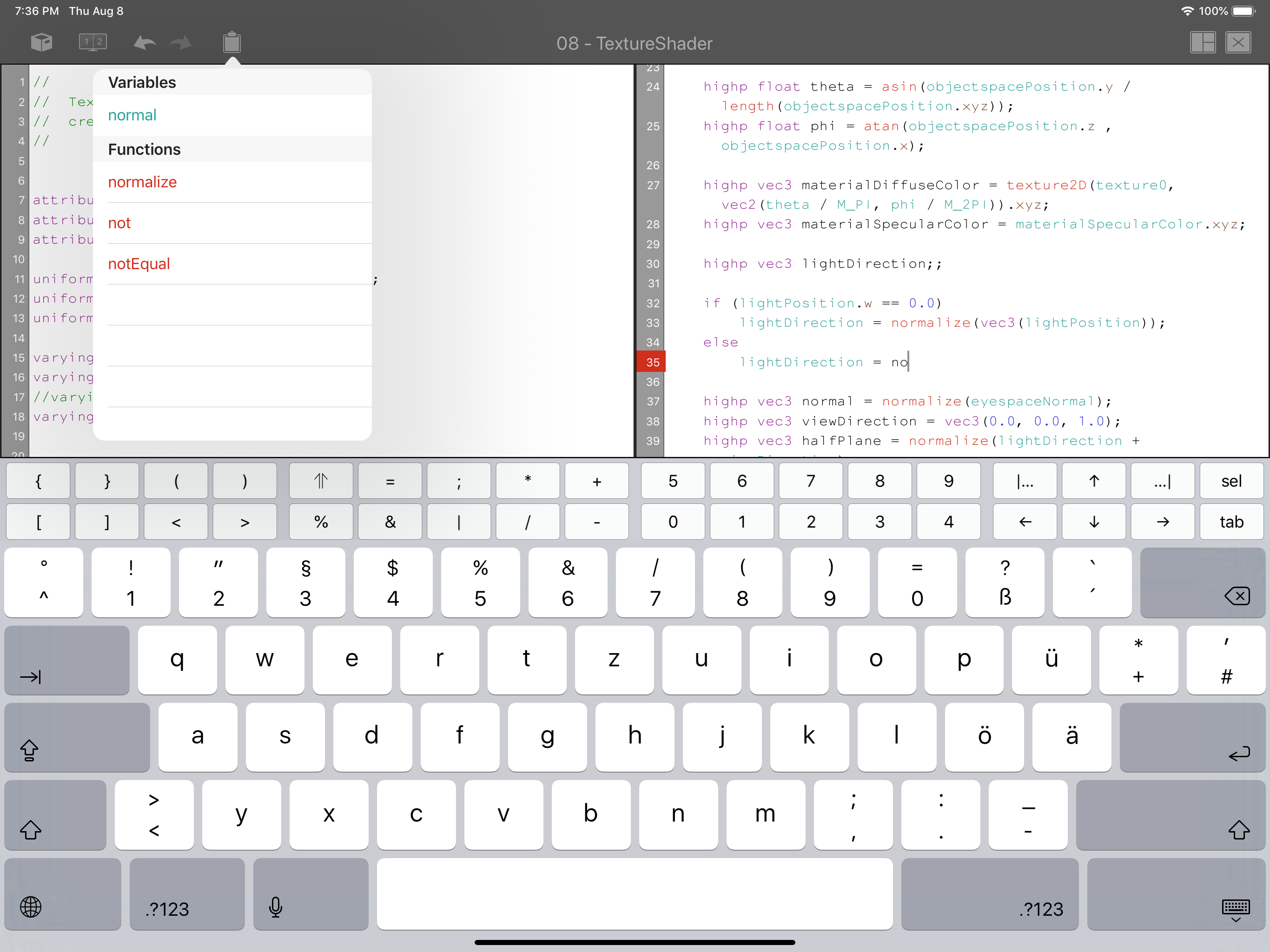 Shaderific - OpenGL editor screenshot 9