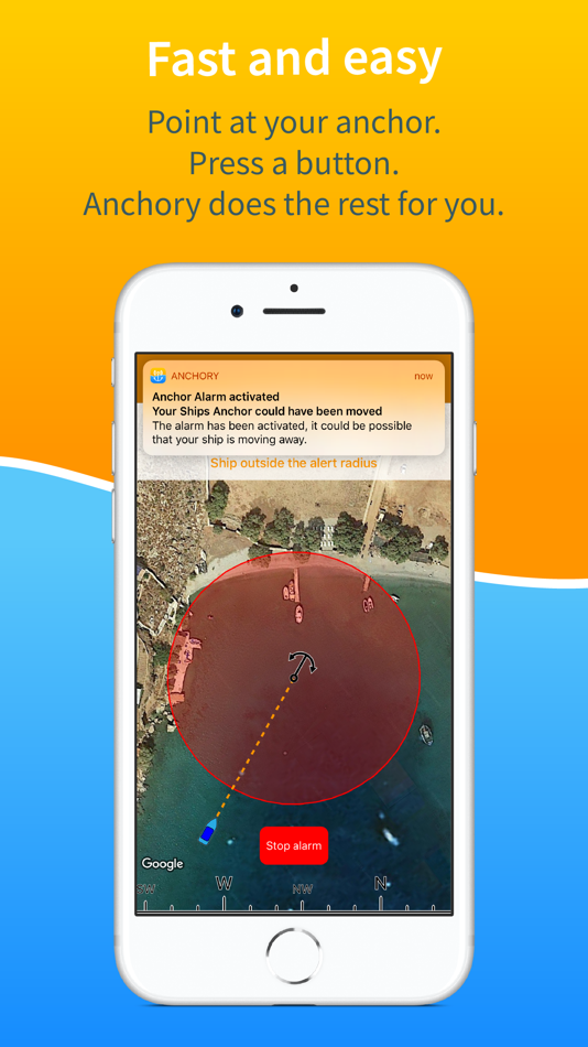 #2. Anchory - Anchor Drag Alarm (iOS) 由: Esirion AG