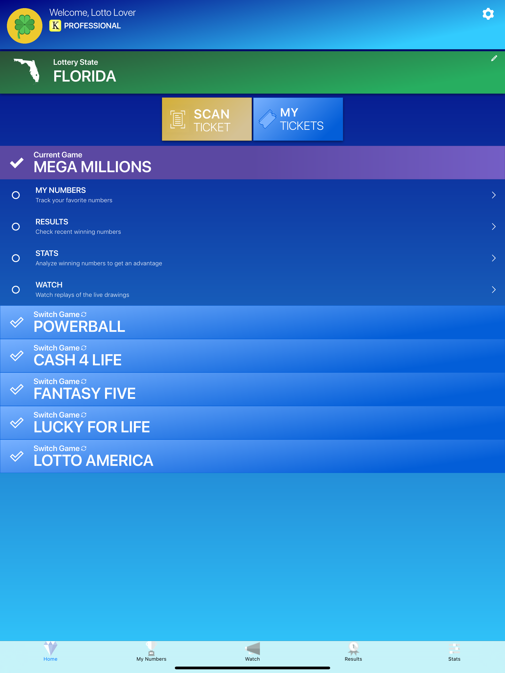 Keno Pro: Scan Lottery Tickets
