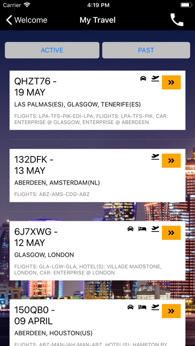Screenshot #2 pour Munros Travel App