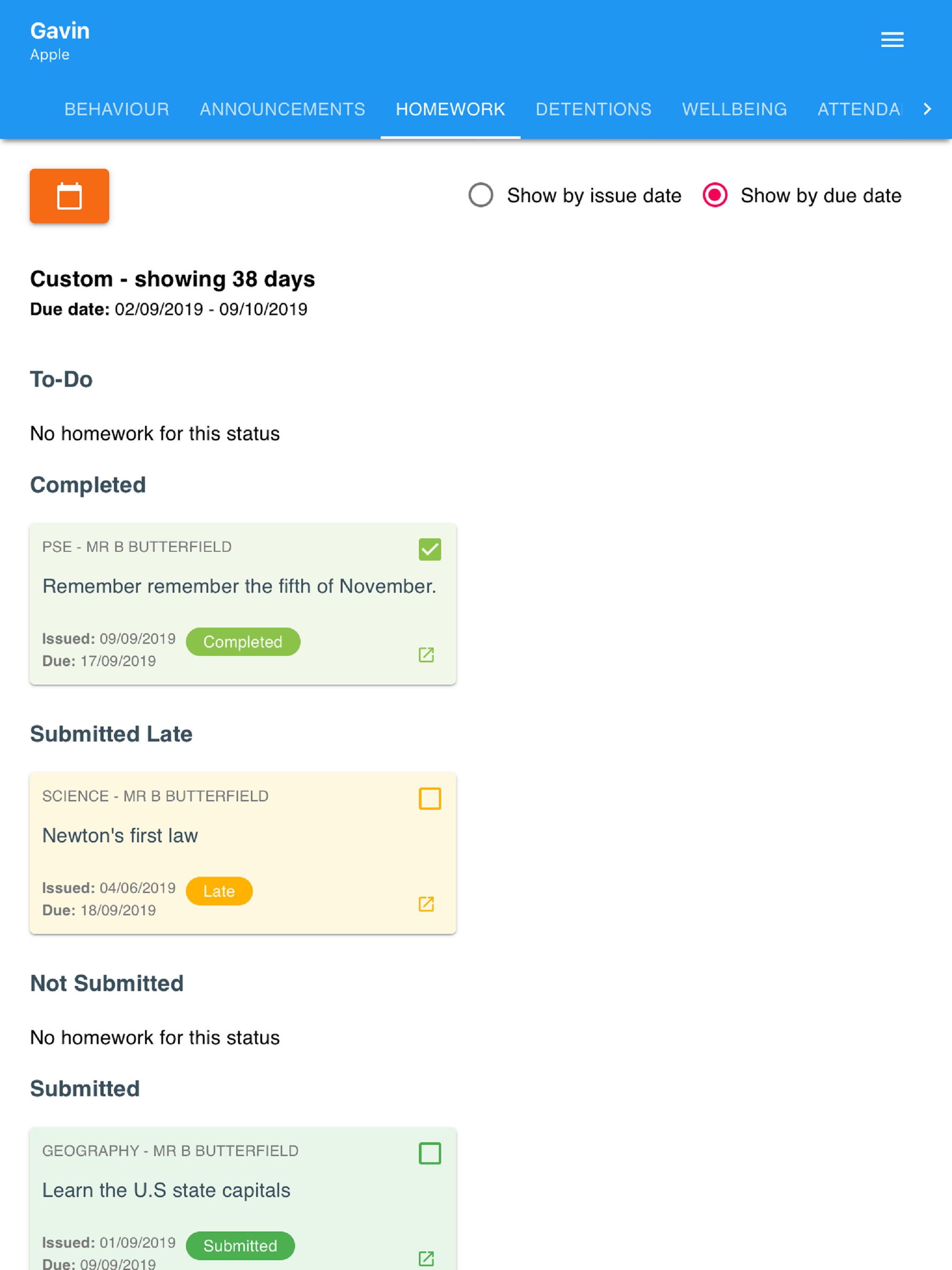 ClassCharts Students