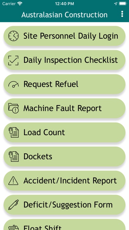 Australasian Construction app