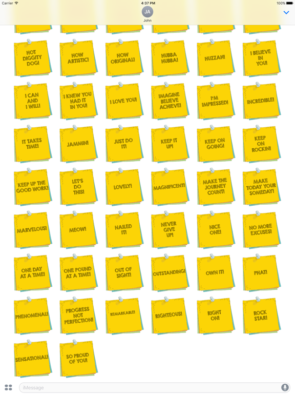 Screenshot #6 pour Encouraging Sticky Notes