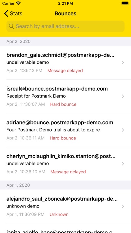 Postmark screenshot-6