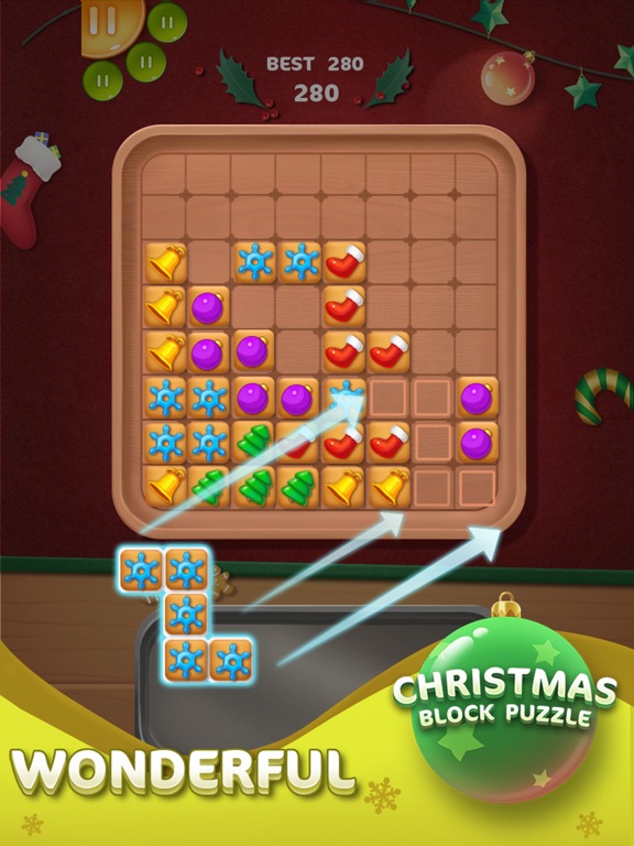 Screenshot #4 pour Christmas Block Puzzle