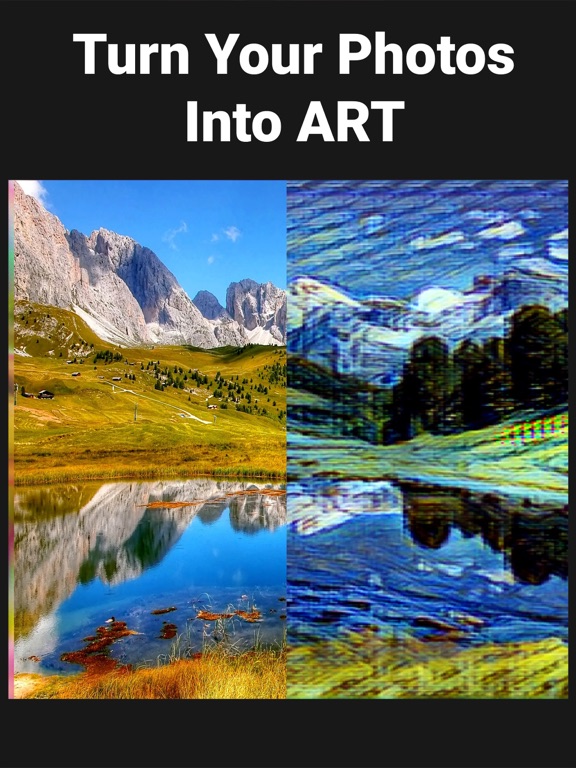 Divine Art Filters iPad screenshot 1 - Photo & Video app