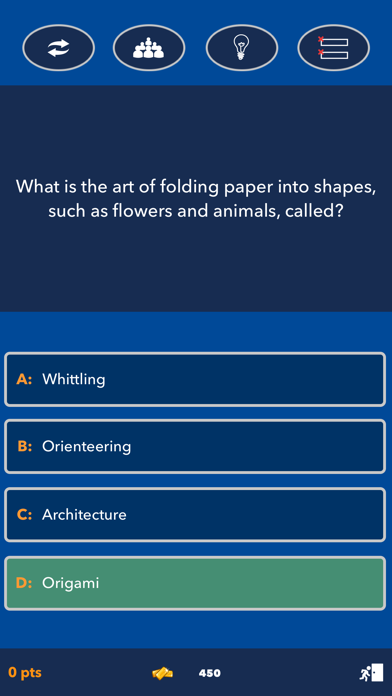 General Knowledge Quiz ! Screenshot