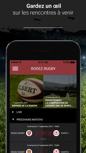 RODEZ RUGBY screenshot 4