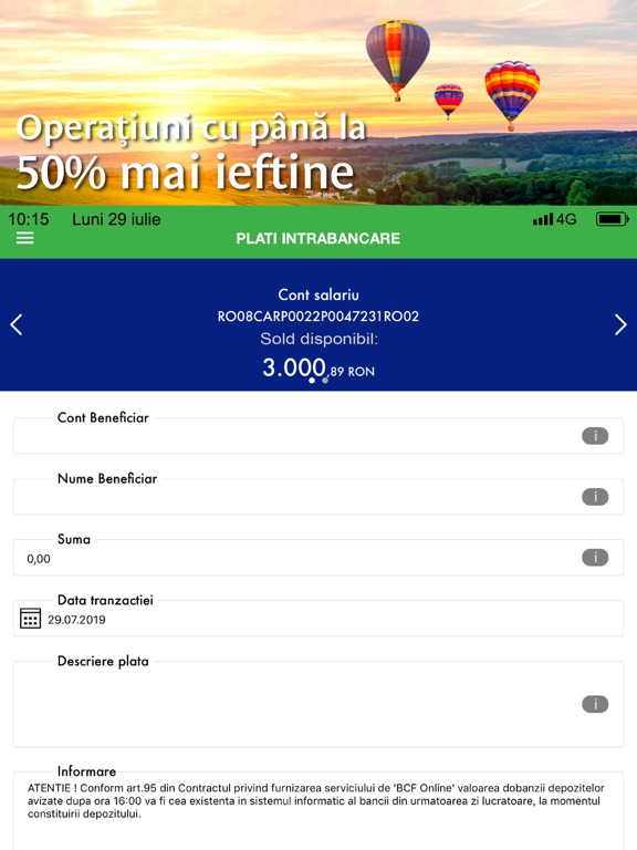 Screenshot #5 pour Patria Mobile Banking