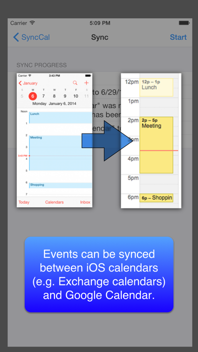 SyncCal screenshot1