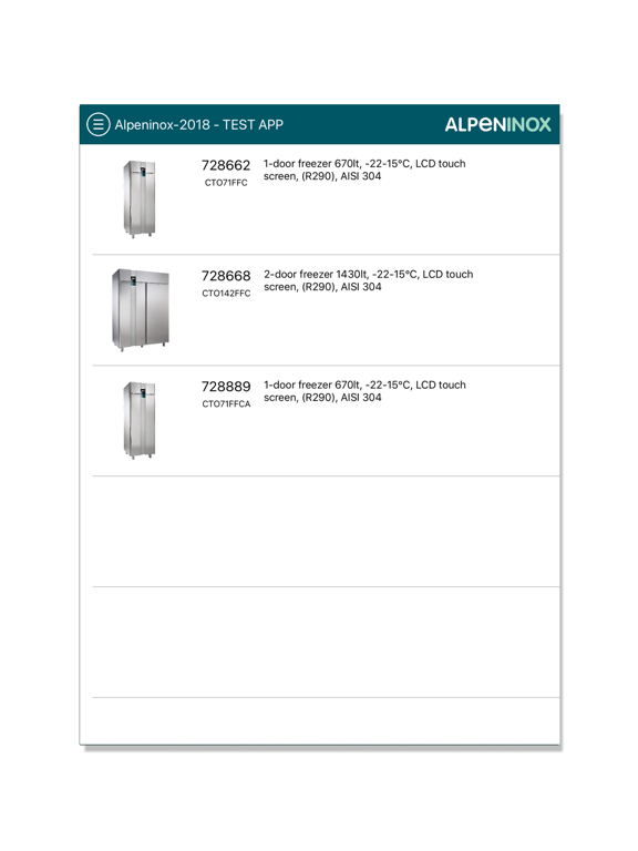 Screenshot #5 pour Alpeninox Pricelist