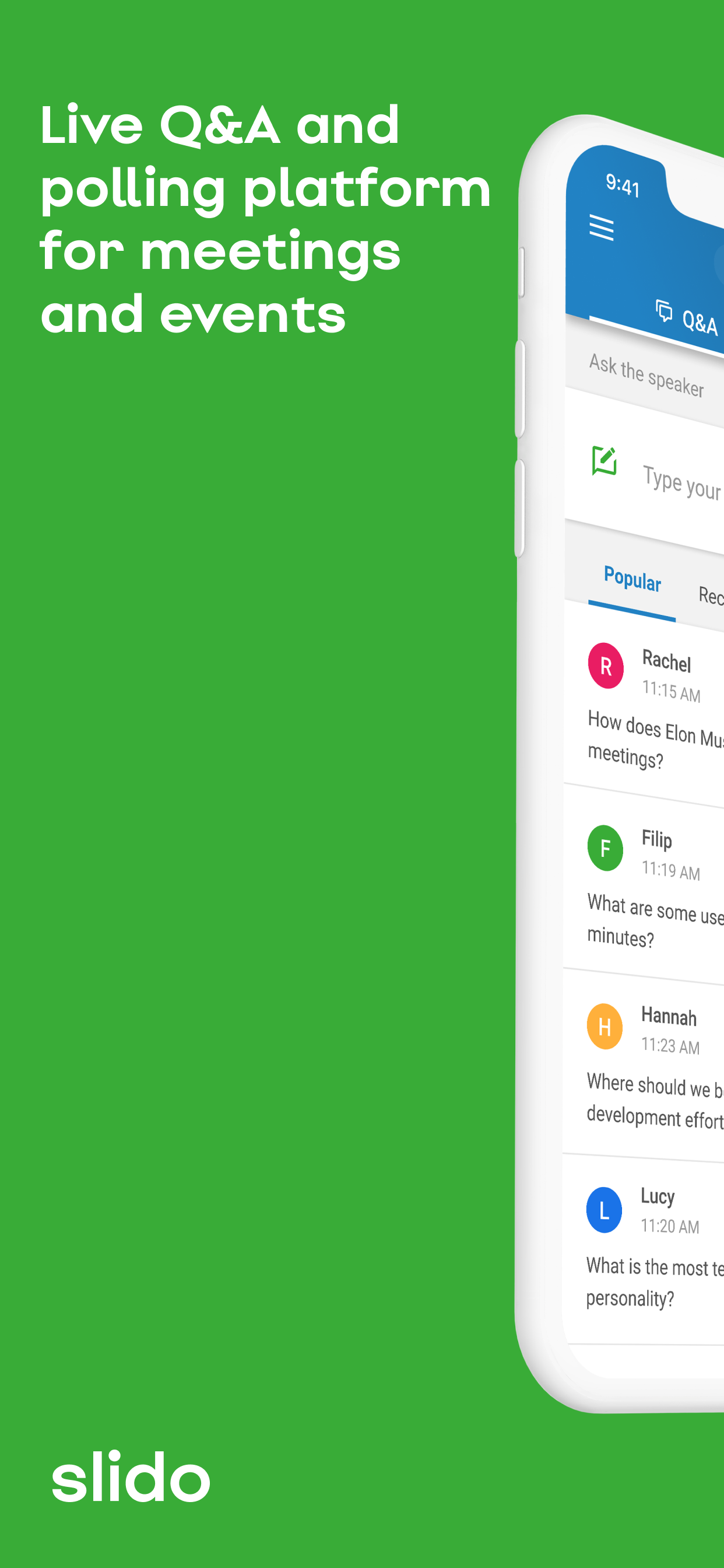 Slido - Q&A and Polling