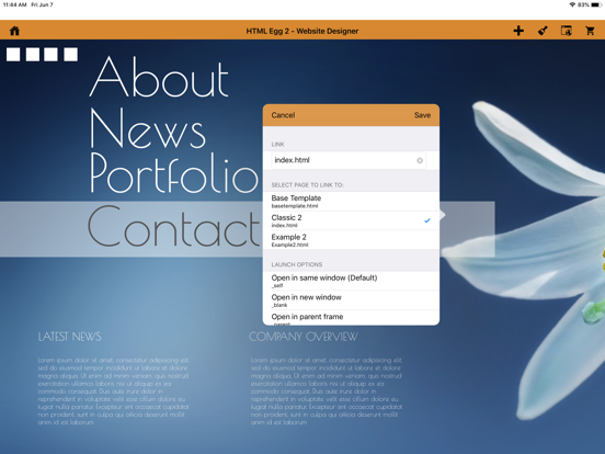 App screenshot