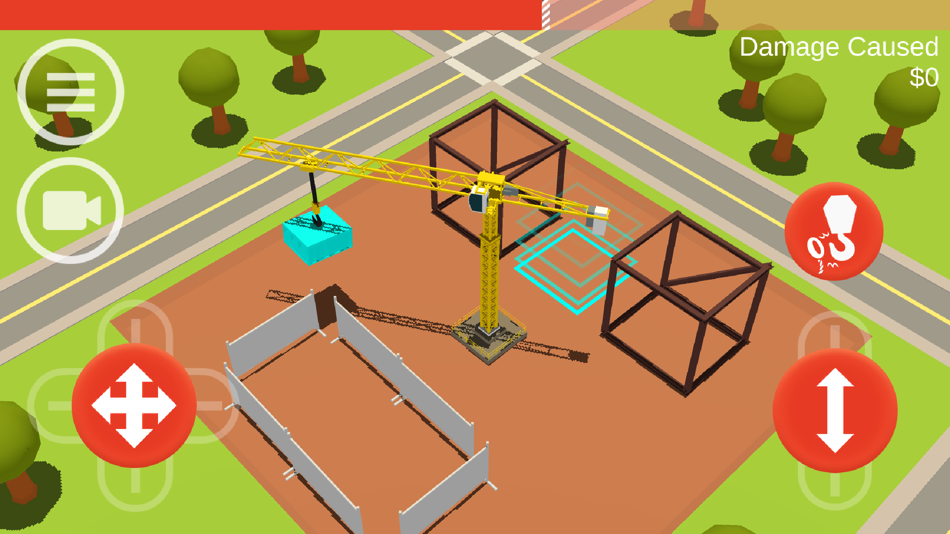 #3. Hooked! A Tower Crane Game (iOS) By: Simcoach Games