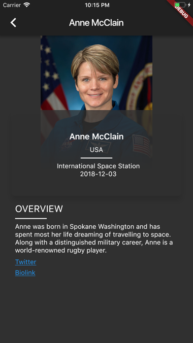 Screenshot #3 pour People In Space Right Now