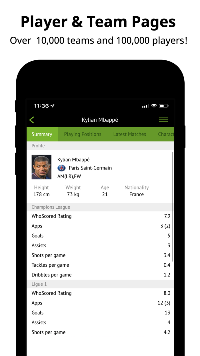 WhoScored Football App