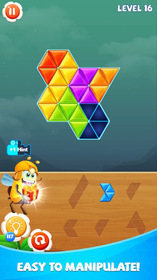 #2. Blockdom: Hexa,Triangle,Square (iOS) 由: Xuyen Dao Manh