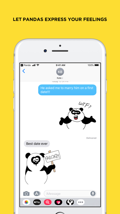 Panda Bear Sticker Collection Screenshot