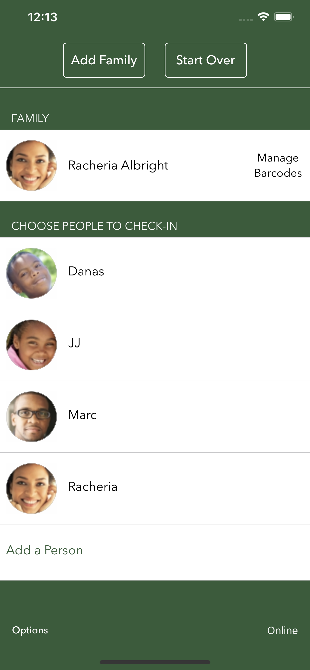 RealTime Check-in
