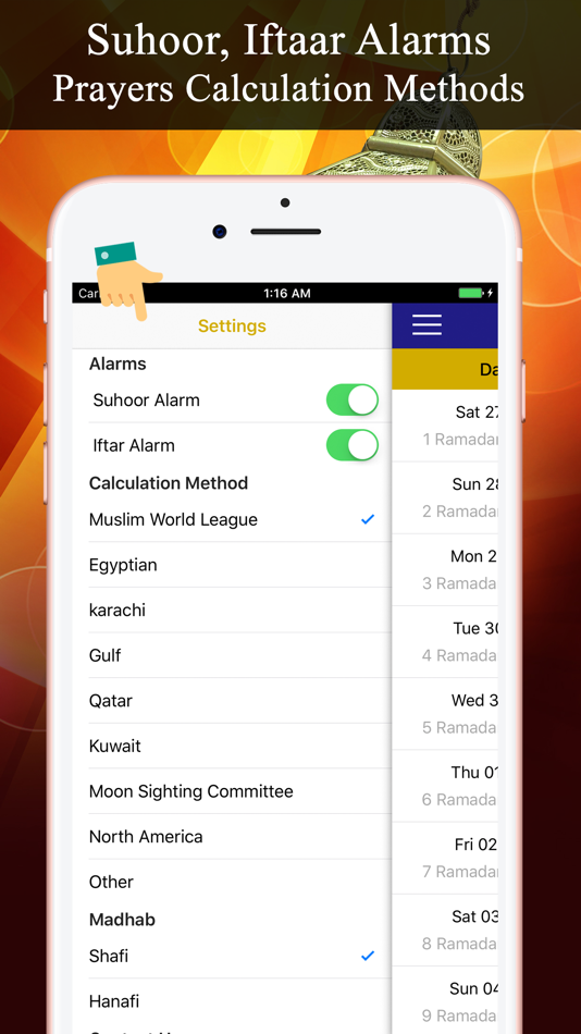 #3. Ramadan Calendar تقويم رمضان (iOS) 由: Hira Akram