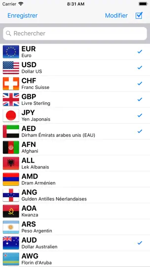 Capture d'écran de Convertir - Unités Et Devises sur iPhone 8