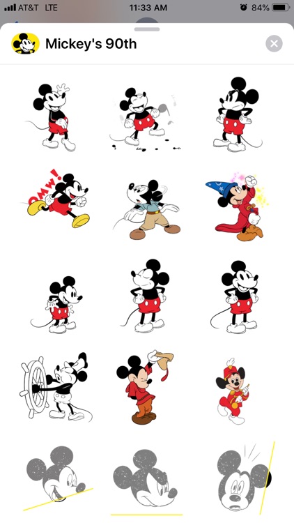 Disney Stickers: Mickey's 90th